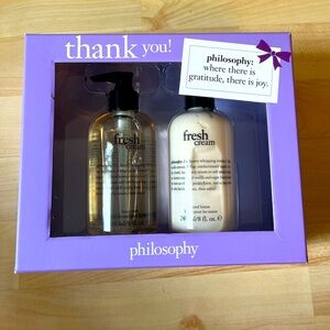 Philosophy Fresh Cream Hand Wash and Lotion Gift Set
